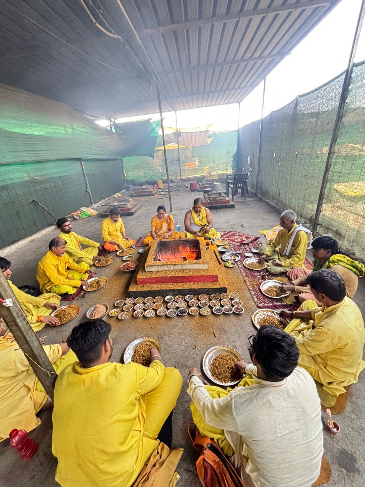 Maa Baglamukhi Hawan — Maa Baglamukhi Temple, Nalkheda, Madhya Pradesh